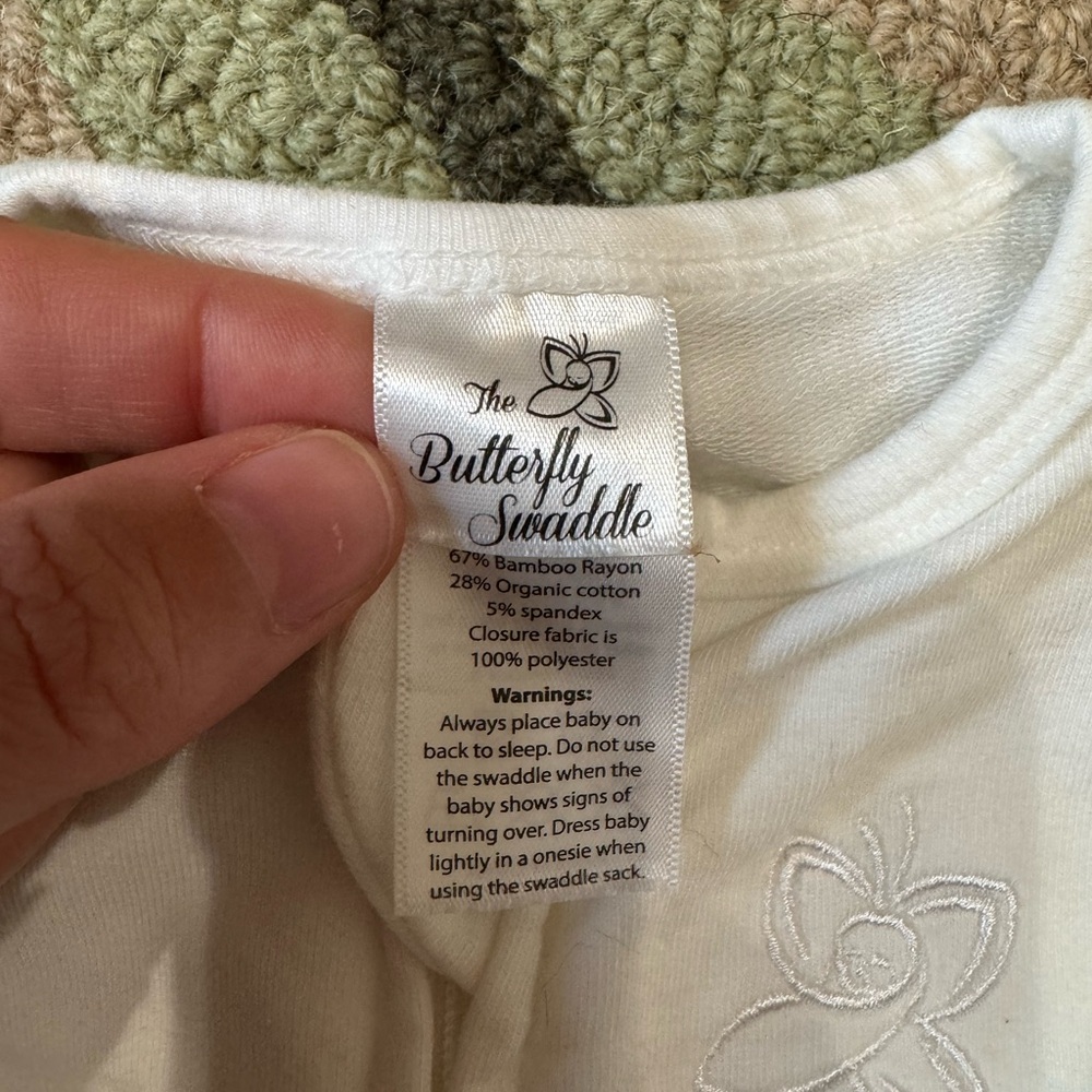 Butterfly Swaddle - Multi-Stage Sleep System (Ivory) - Picture 5 of 9